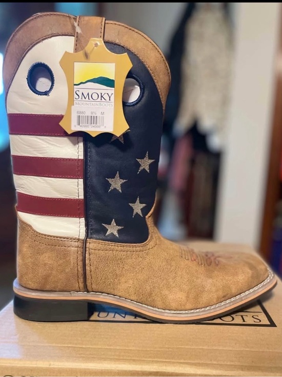 Smoky Mountain Boots Shoes - Smoky Mountain Boots Women’s Tan Americana Western Boot